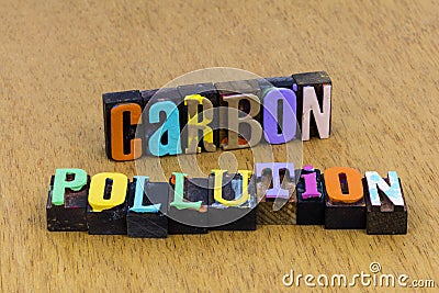 Carbon pollution factory industry smog industrial toxic fossil quality Stock Photo