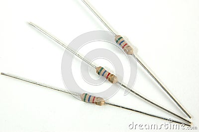 Carbon resistor Stock Photo