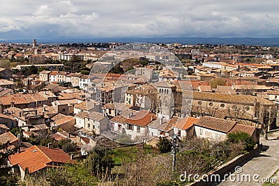 Carcassonne cityscape Stock Photo