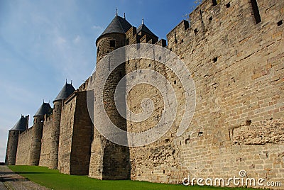 Carcassonne, medieval city Stock Photo