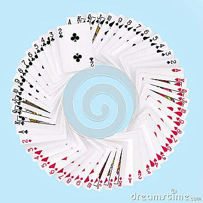 Card circle Stock Photo