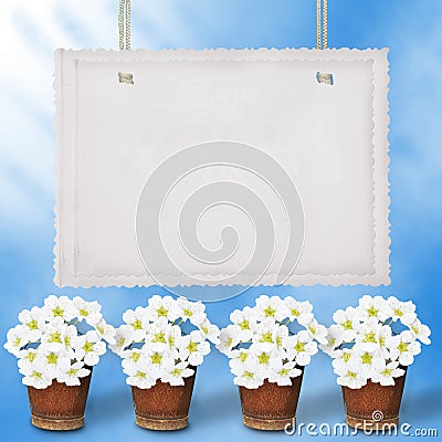 Card for greeting or congratulation Stock Photo