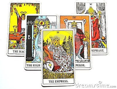 The Empress Tarot Card Mother Mothering Mother Earth Woman Feminine Stock Photo