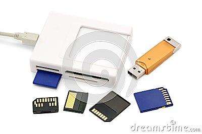 Card-reader Stock Photo