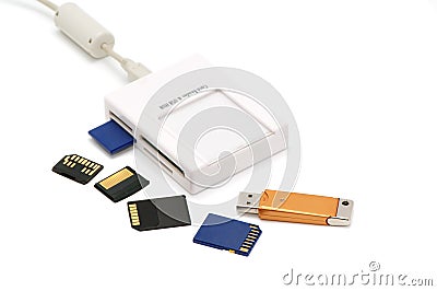 Card-reader Stock Photo