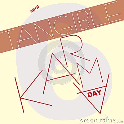 Tangible Karma Day Vector Illustration