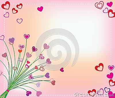 Card Valentines Day Vector Illustration