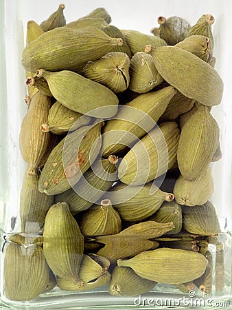 Cardamom pods Stock Photo