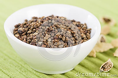 Cardamom Seeds Stock Photo