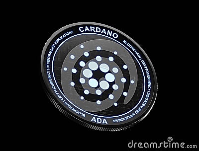 Cardano open source cryptocurrency blockchain platform project Editorial Stock Photo