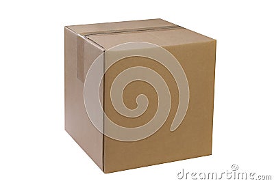 Cardboard box Stock Photo