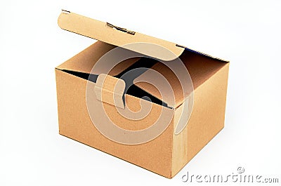 Cardboard box Stock Photo