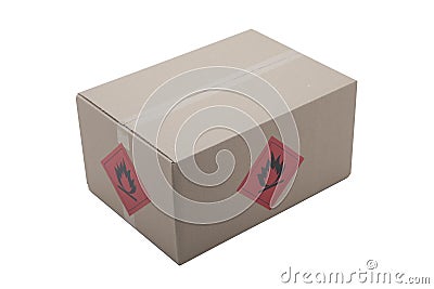 Cardboard box Stock Photo