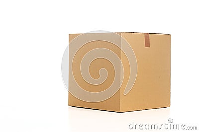 Cardboard box. Stock Photo