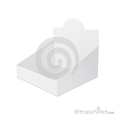 Display box mockup Vector Illustration