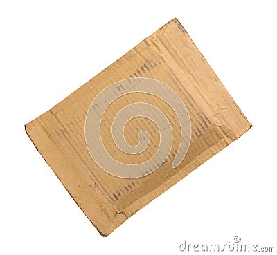 Cardboard mailer Stock Photo