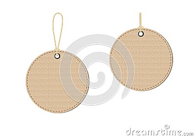 Cardboard tags Vector Illustration