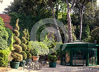 Carden Giardino Scotto in Pisa Stock Photo