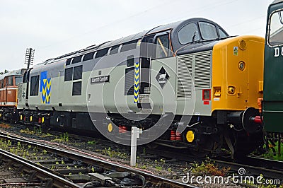 Cardiff Canton Class 37 diesel, UK Editorial Stock Photo
