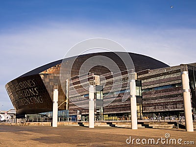 Cardiff Millenium Centre, Wales, UK Editorial Stock Photo