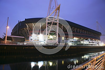 Cardiff Millennium Stadium Stock Photo