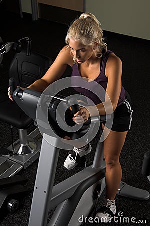 Cardio Sprint Stock Photo