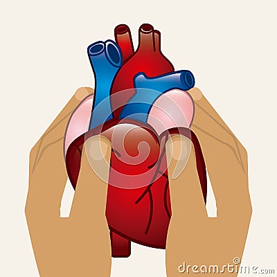 Cardiology Cartoon Illustration