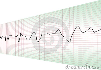 Cardiology test perspective Vector Illustration