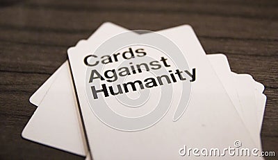 Cards Against Humanity Stock Photo