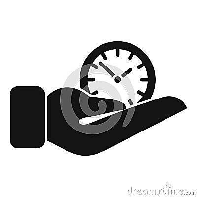 Care late work icon simple vector. Home rest Vector Illustration