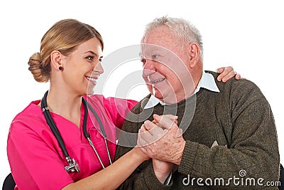 We care about our patients Stock Photo