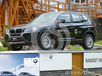 Care xhibition BMW X3 Czech Editorial Stock Photo