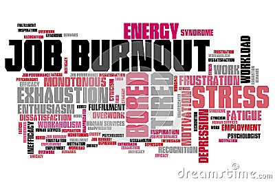 Career burnout Stock Photo
