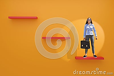 Career chances for job starter Stock Photo