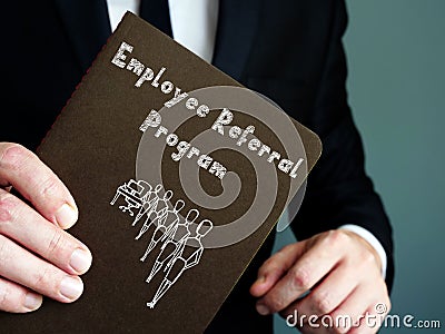 Career concept about Employee Referral Program with phrase on the sheet Stock Photo
