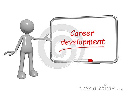 Career development on board Stock Photo