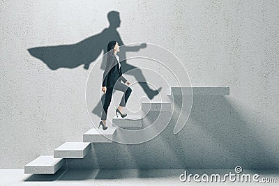 Career development and confidence concept Stock Photo