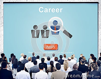 Career Job Profession Apply Hiring Concept Stock Photo