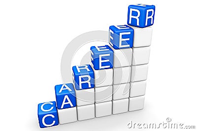 Career Ladder Stock Photo