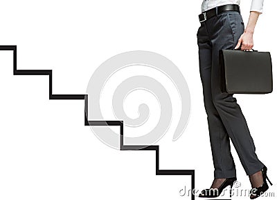 Career ladder Stock Photo