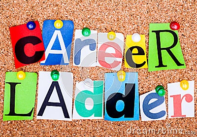 Career ladder Stock Photo