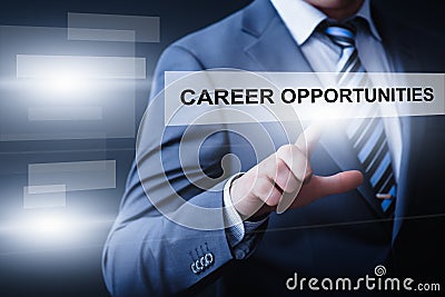 Career Opportunities Motivation Business Success Corporate Concept Stock Photo