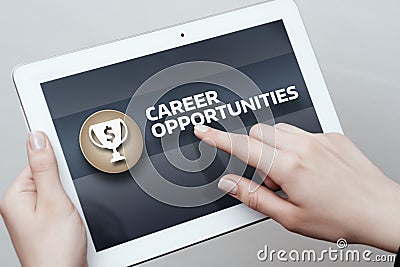 Career Opportunities Motivation Business Success Corporate Concept Stock Photo