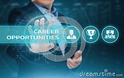 Career Opportunities Motivation Business Success Corporate Concept Stock Photo