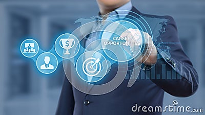 Career Opportunities Motivation Business Success Corporate Concept Stock Photo