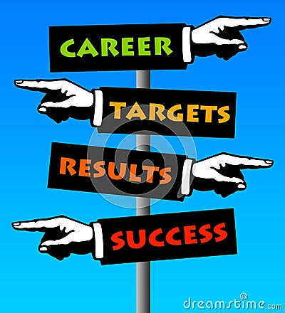 Career success Stock Photo