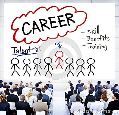 Career Talent Skill Talent Benefits Occupation Concept Stock Photo