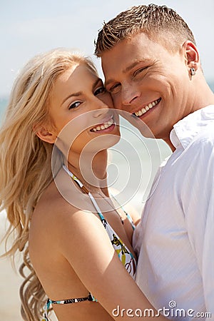 Carefree couple Stock Photo