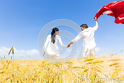 Carefree couple Stock Photo