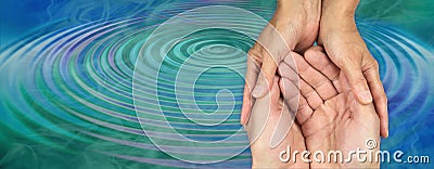 Carer`s Loving Kindness ripple effect Stock Photo